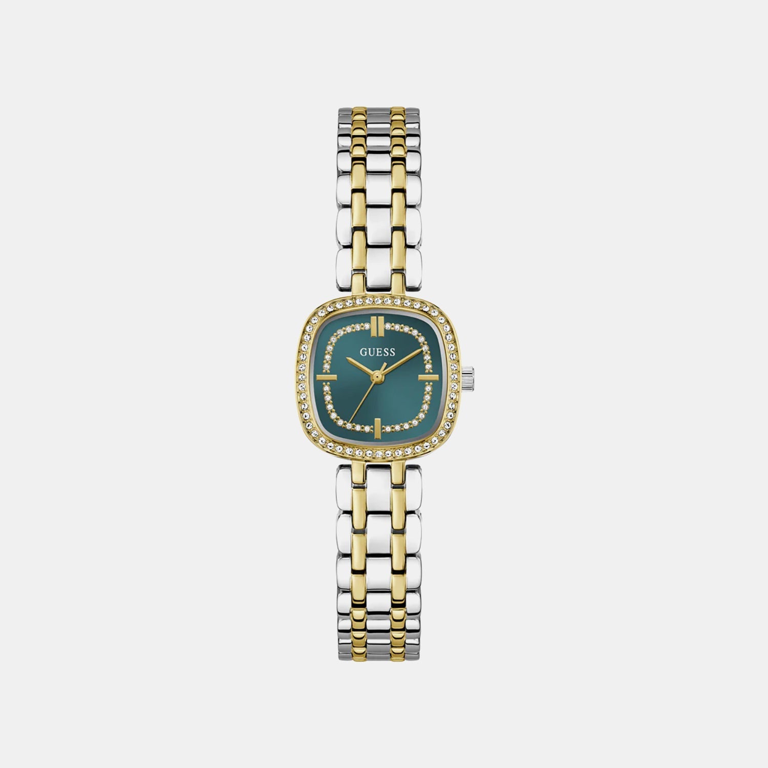 Gb Hazel Women Quartz Teal Dial Analog Stainless Steel GW1018L6 - Guess watch