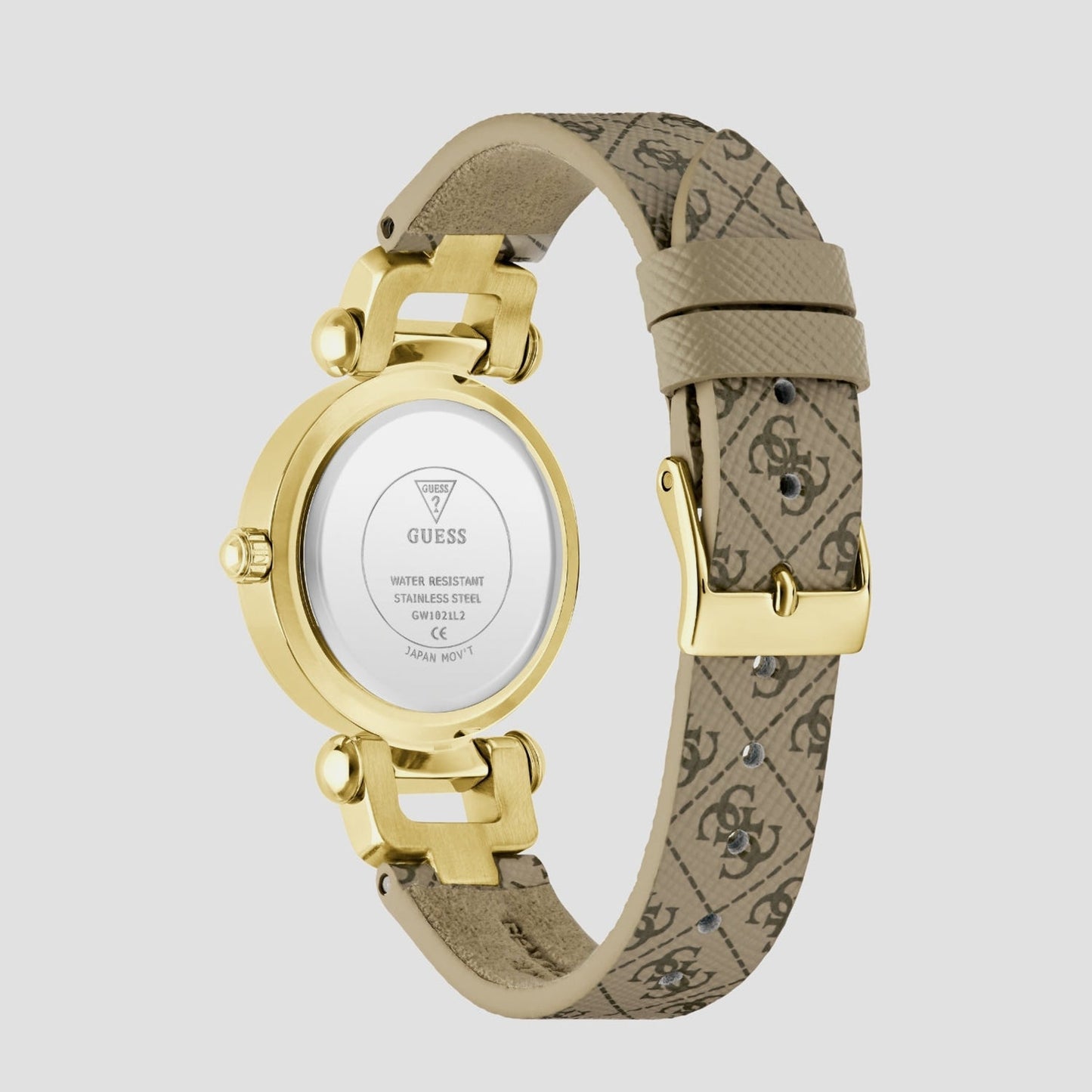 Gb Ginger Women Quartz Champagne Dial Analog Stainless Steel GW1021L2