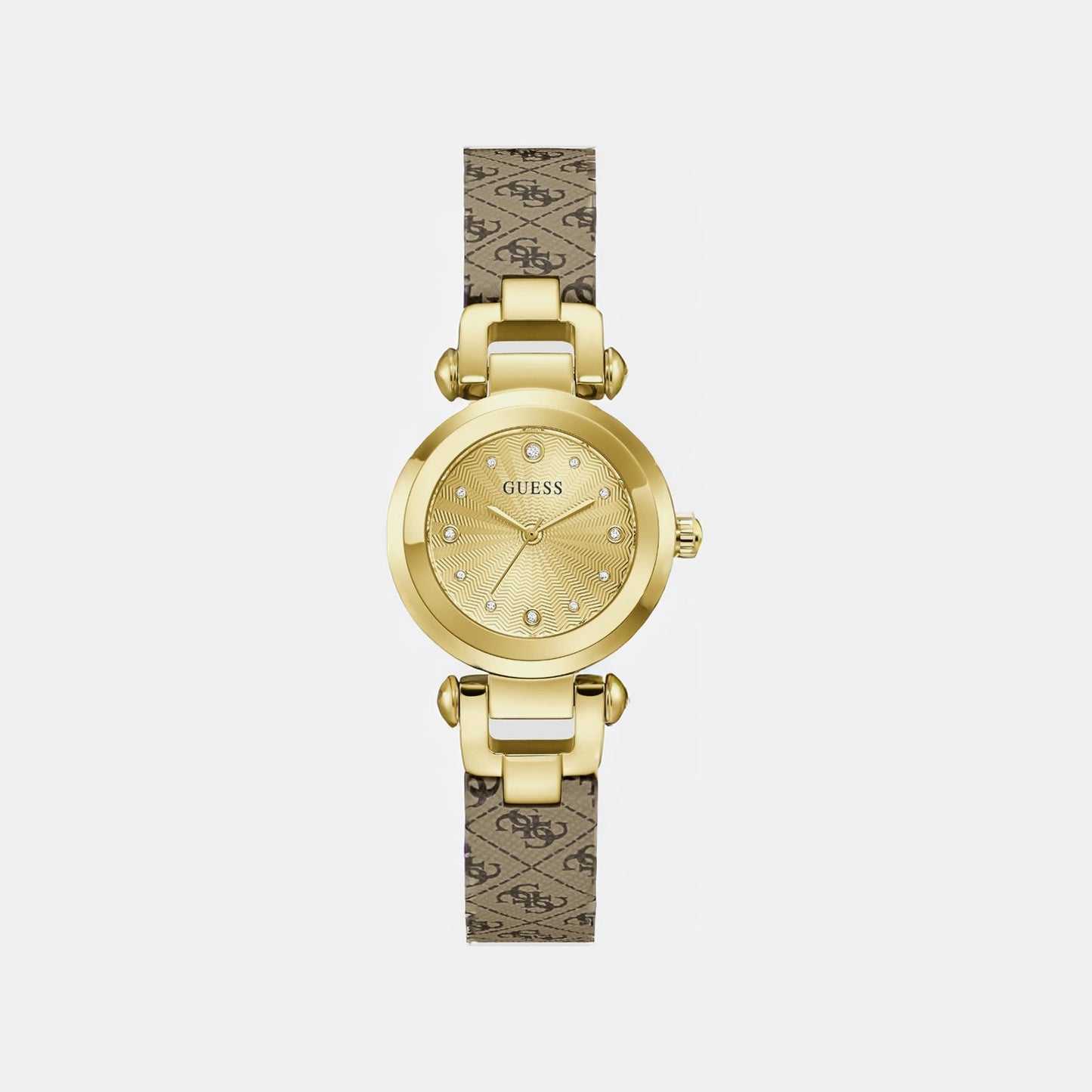 Gb Ginger Women Quartz Champagne Dial Analog Stainless Steel GW1021L2