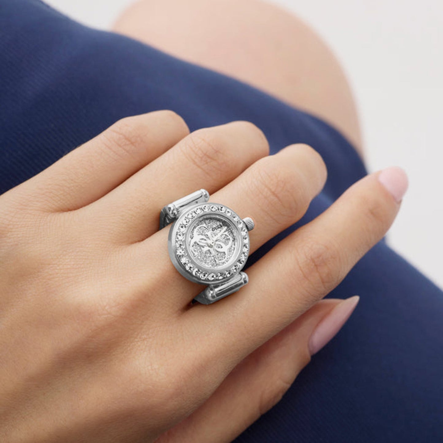 Gb Anna Women Quartz Silver Dial Analog Stainless Steel GW1022L1