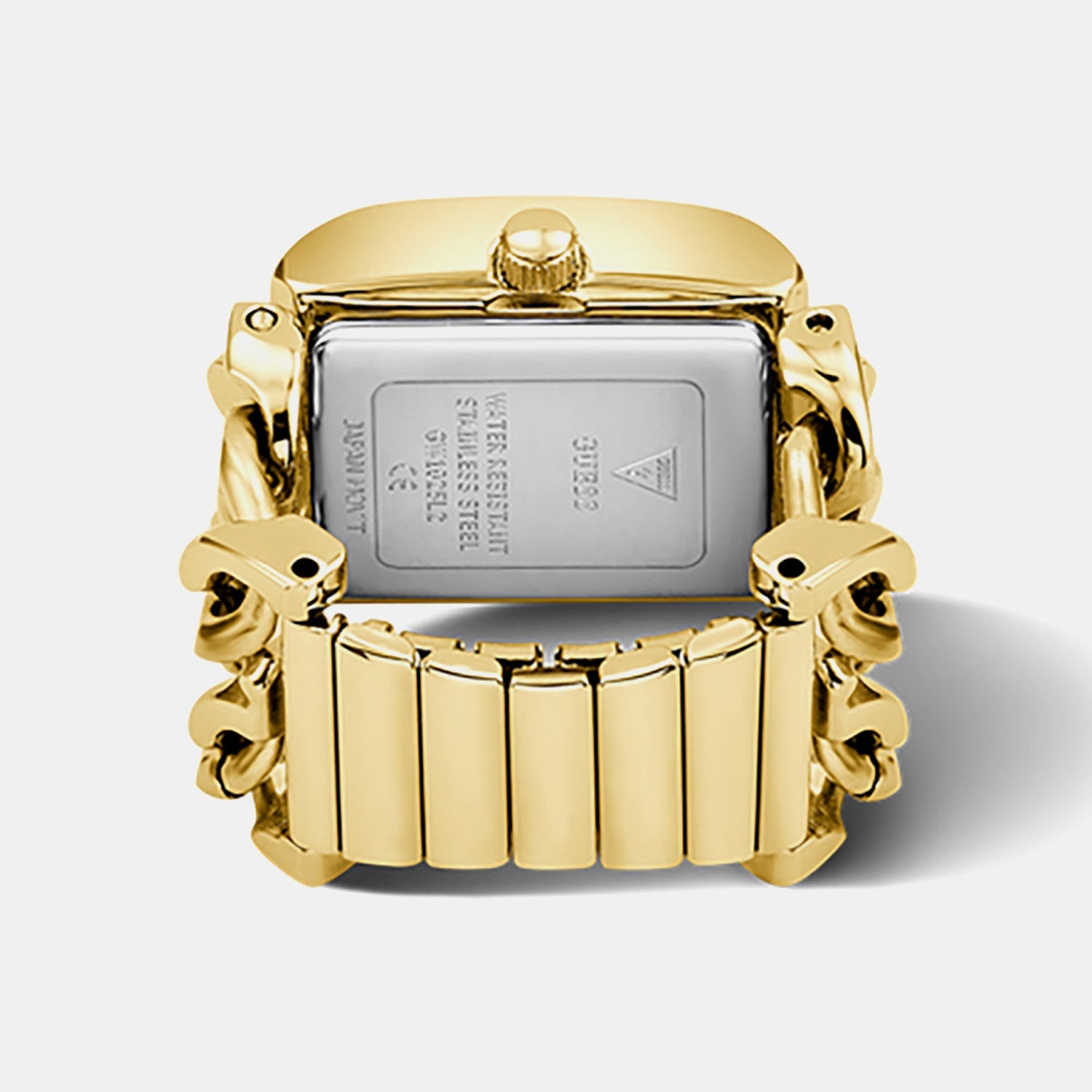 Gb Mod Heavy Metal Women Quartz Gold Dial Analog Stainless Steel GW1025L2 - Guess watch - Image 2