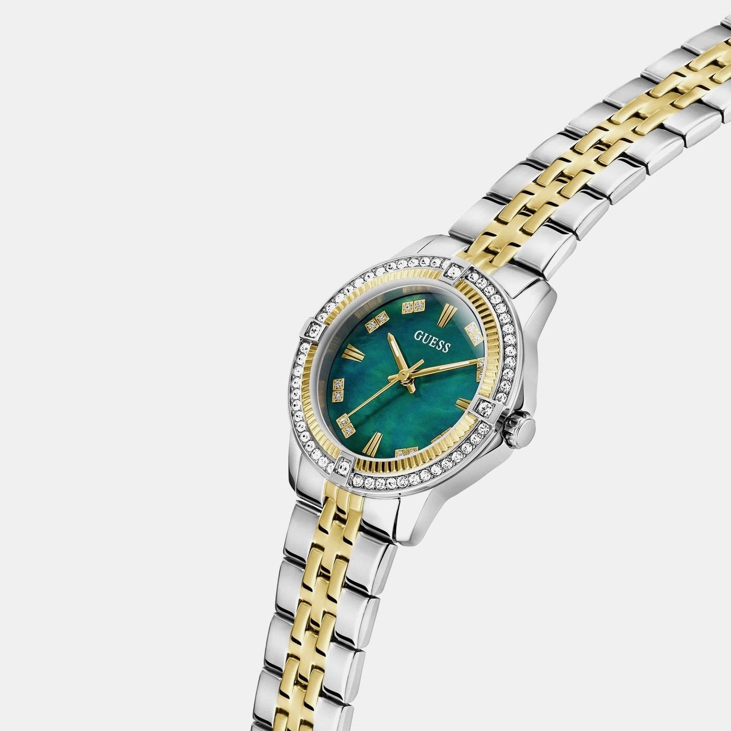 Gd Colette Women Quartz Green Dial Analog Stainless Steel GW1027L3