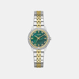 Gd Colette Women Quartz Green Dial Analog Stainless Steel GW1027L3