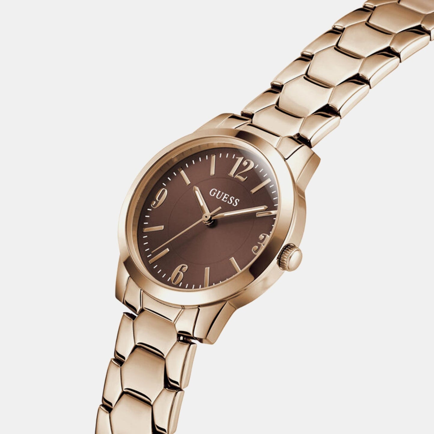 Gd Winni Women Quartz Brown Dial Analog Stainless Steel GW1028L4