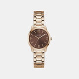 Gd Winni Women Quartz Brown Dial Analog Stainless Steel GW1028L4
