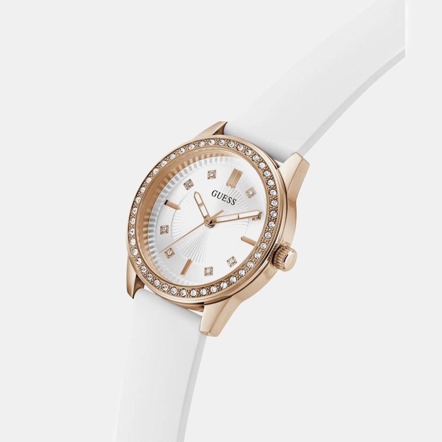 Gd Margo Women Quartz White Dial Analog Stainless Steel GW1030L4 - Guess watch - Image 2