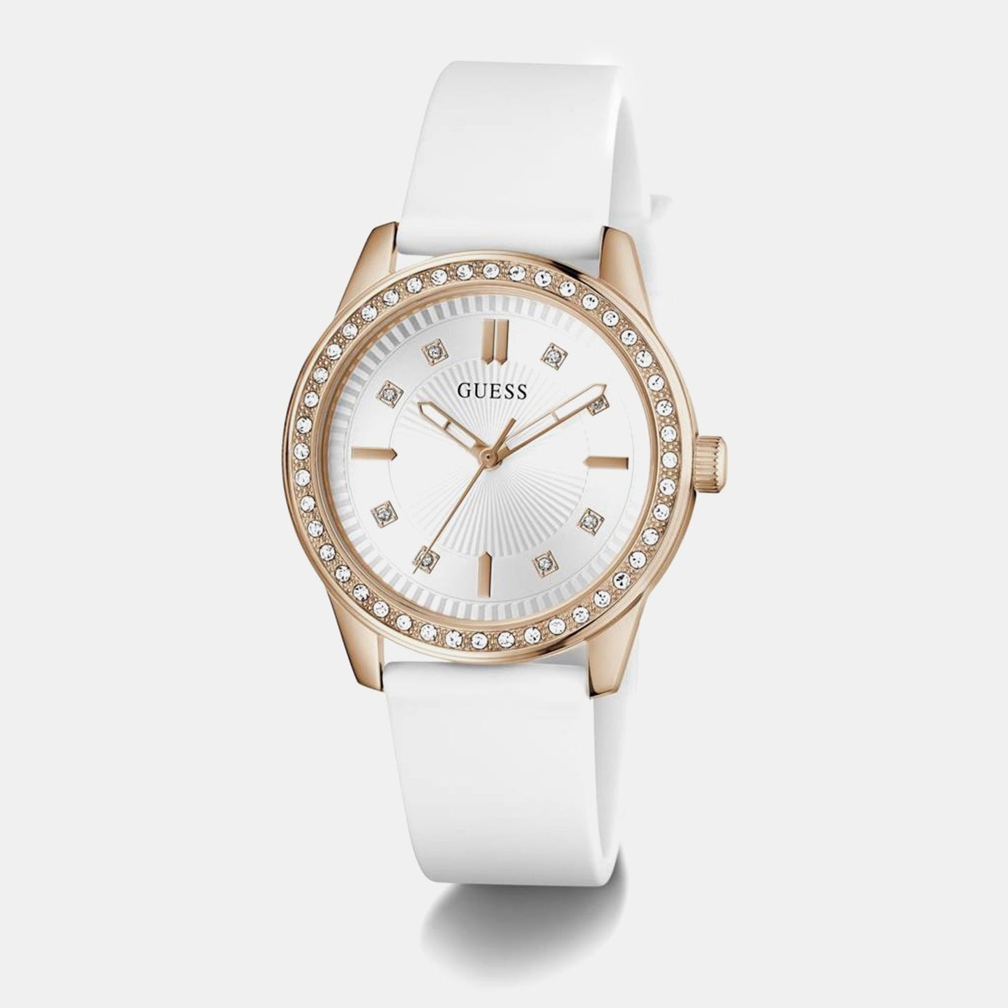 Gd Margo Women Quartz White Dial Analog Stainless Steel GW1030L4