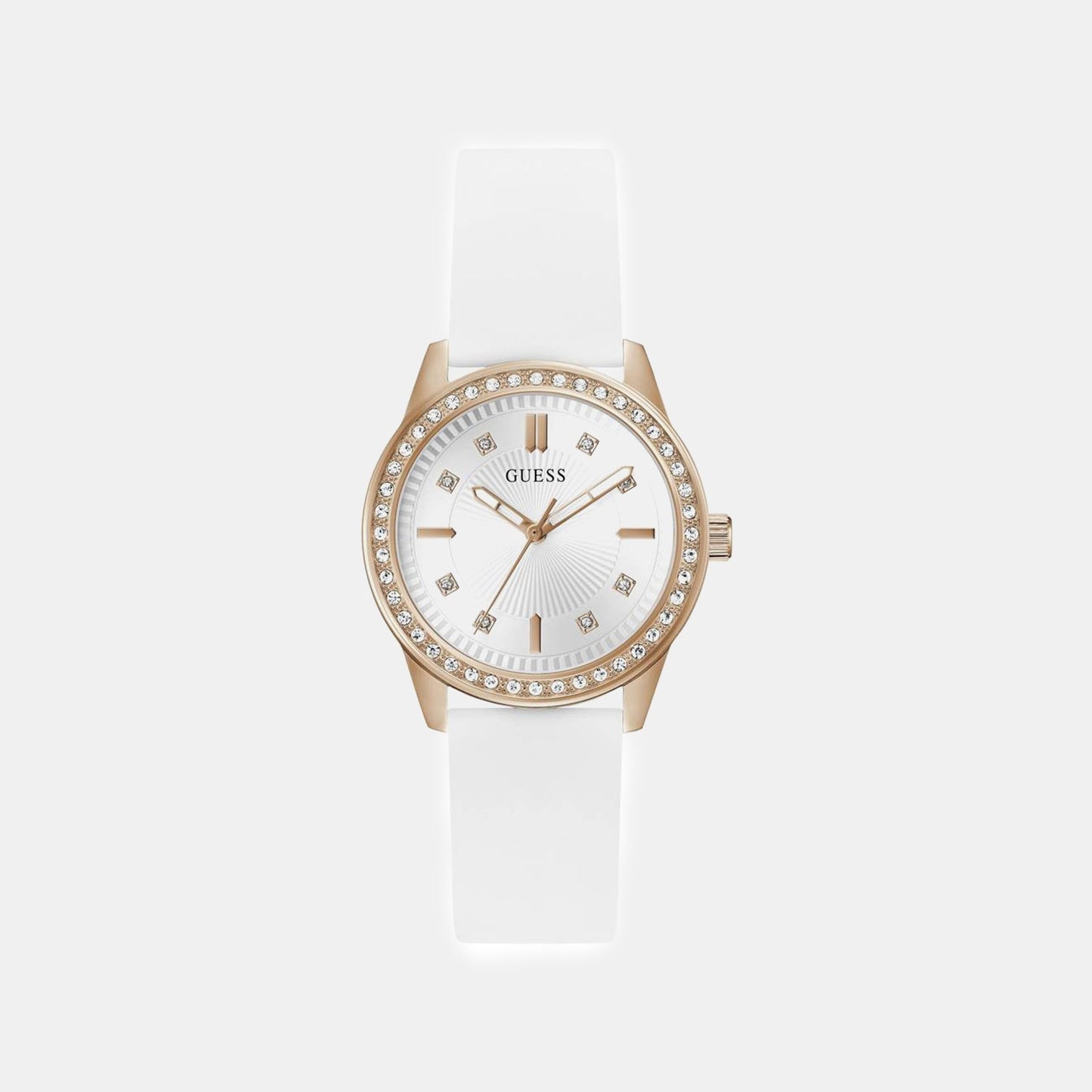 Gd Margo Women Quartz White Dial Analog Stainless Steel GW1030L4