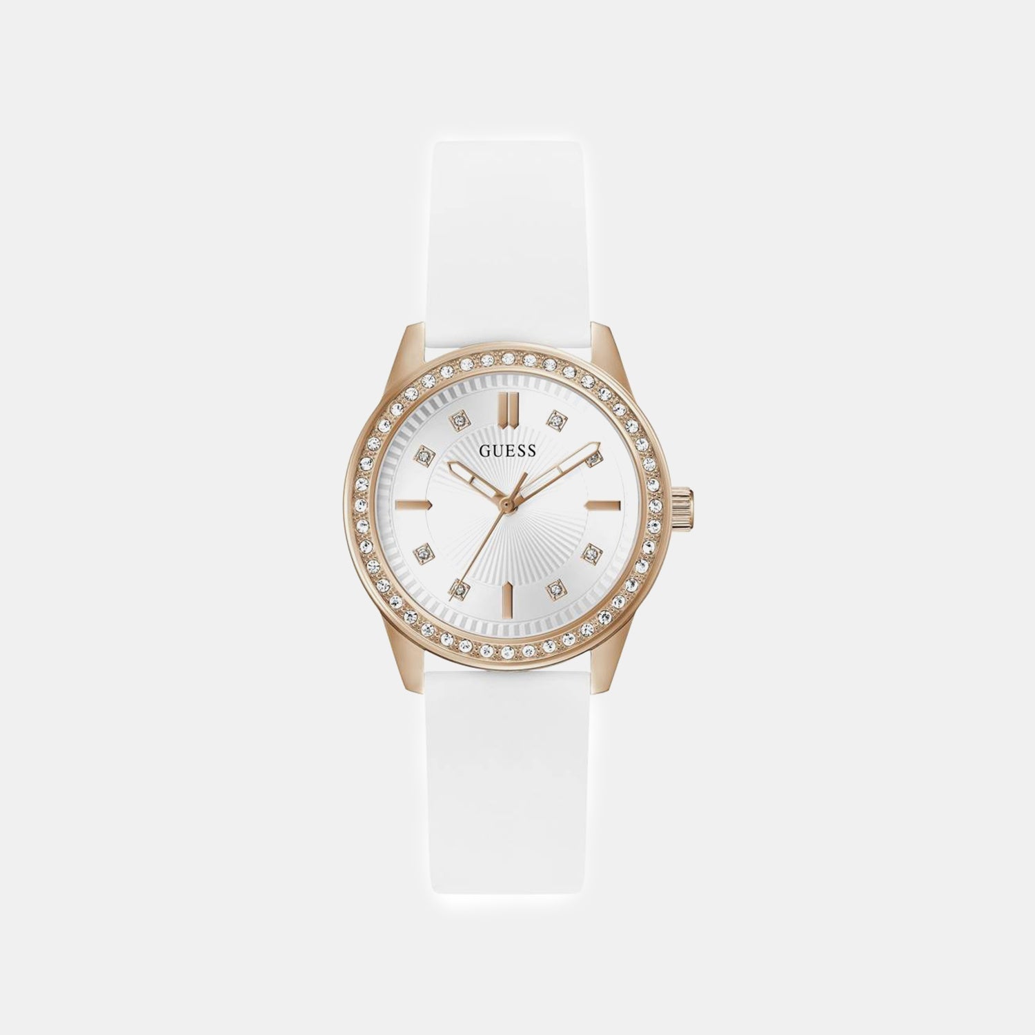 Gd Margo Women Quartz White Dial Analog Stainless Steel GW1030L4 - Guess watch