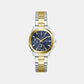 Gd Birdie Women Quartz Blue Dial Analog Stainless Steel GW1031L3