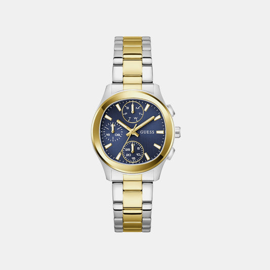 Gd Birdie Women Quartz Blue Dial Analog Stainless Steel GW1031L3 - Guess watch