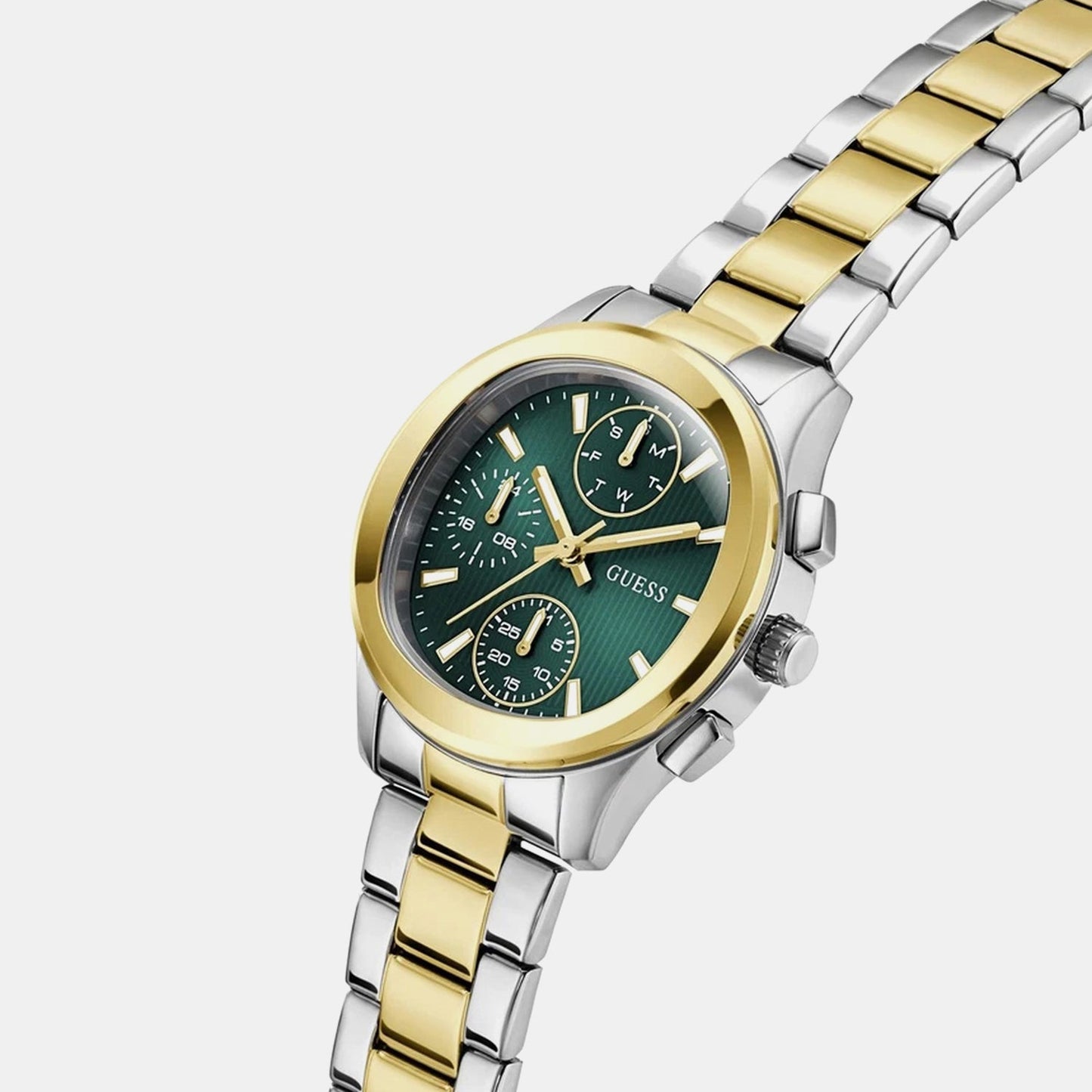 Gd Birdie Women Quartz Green Dial Analog Stainless Steel GW1031L6