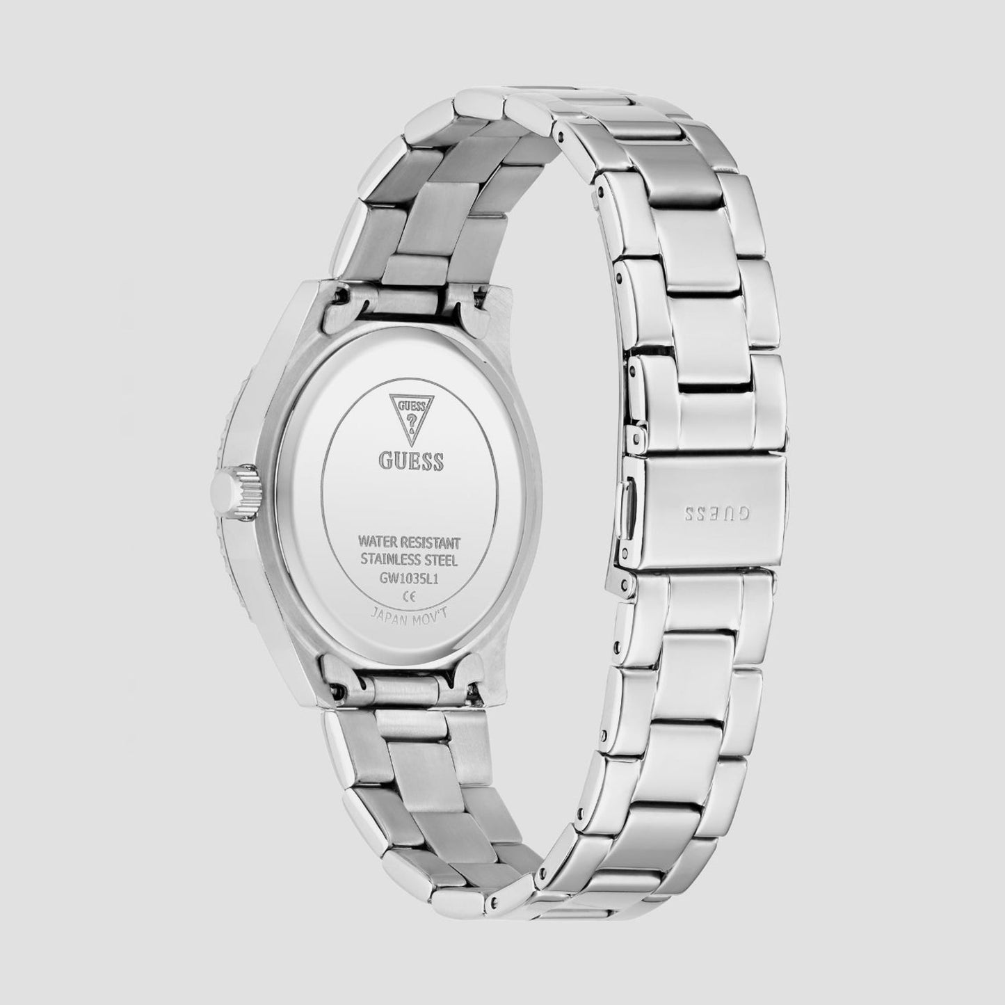 Gs Mariana Women Quartz Blue Dial Analog Stainless Steel GW1035L1