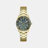 Gs Mariana Women Quartz Teal Dial Analog Stainless Steel GW1035L2