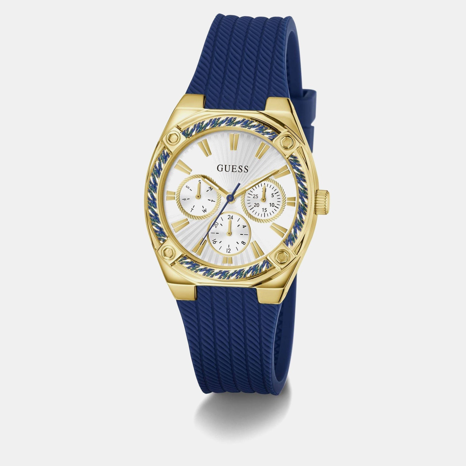 Gs Saylor Women Quartz White Dial Analog Stainless Steel GW1036L2 - Guess watch - Image 3