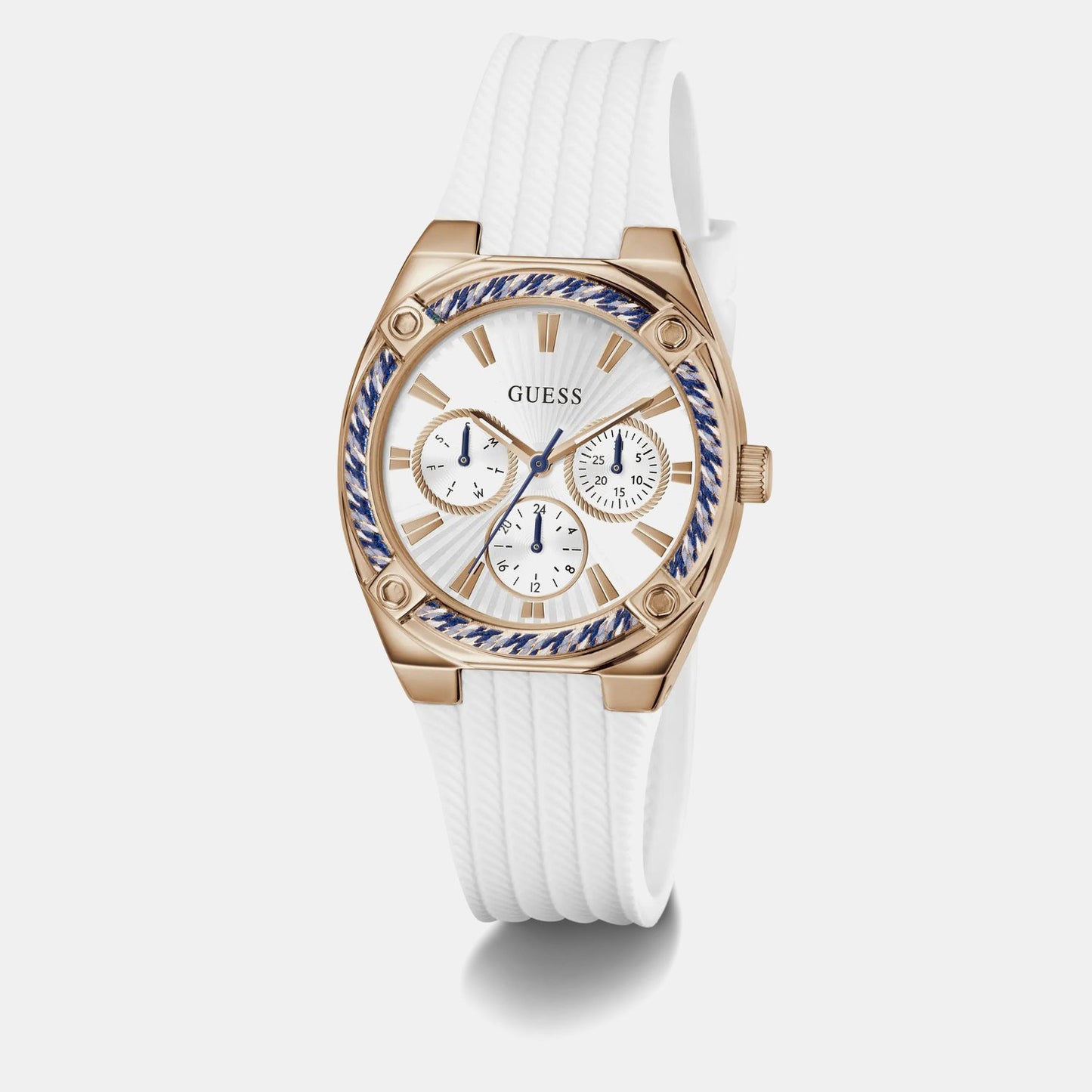Gs Saylor Women Quartz White Dial Analog Stainless Steel GW1036L4