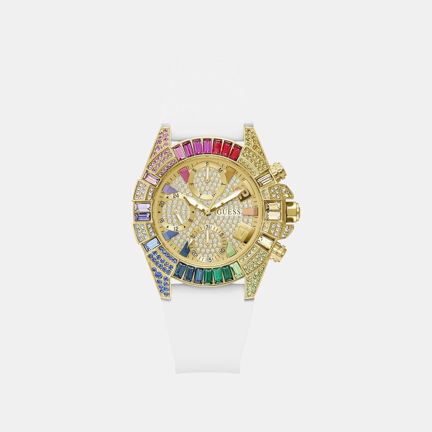 Gt True Women Quartz Champagne Dial Analog Stainless Steel GW1047L2