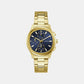 Gd Palmer Men Quartz Blue Dial Analog Stainless Steel GW1048G2