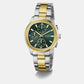 Gd Palmer Men Quartz Green Dial Analog Stainless Steel GW1048G4