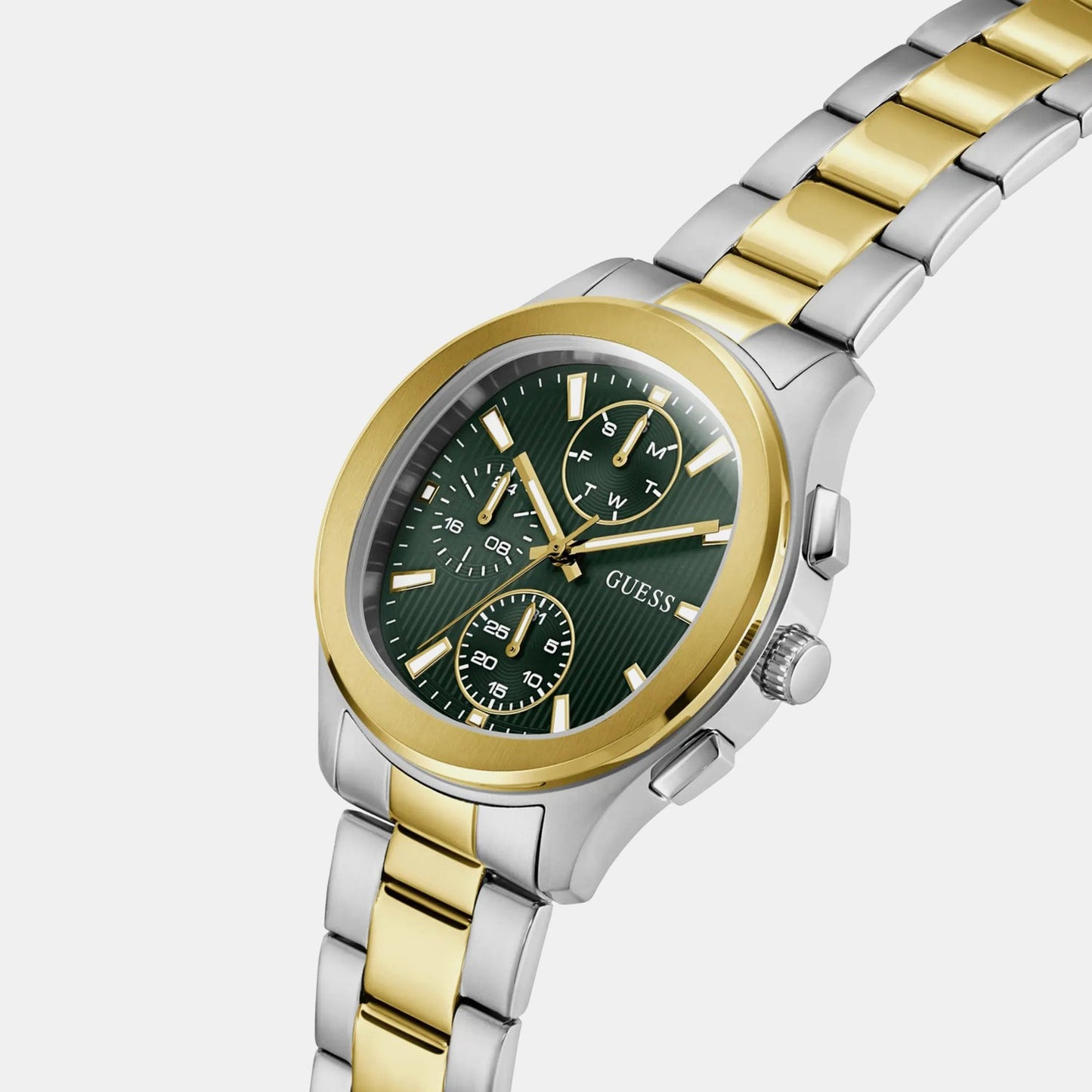 Gd Palmer Men Quartz Green Dial Analog Stainless Steel GW1048G4 - Guess watch - Image 3