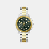 Gd Palmer Men Quartz Green Dial Analog Stainless Steel GW1048G4