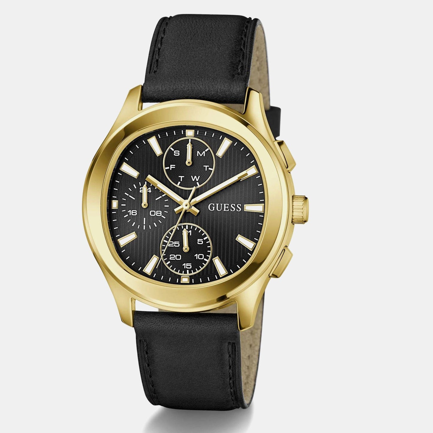 Gd Palmer Men Quartz Black Dial Analog Stainless Steel GW1049G2