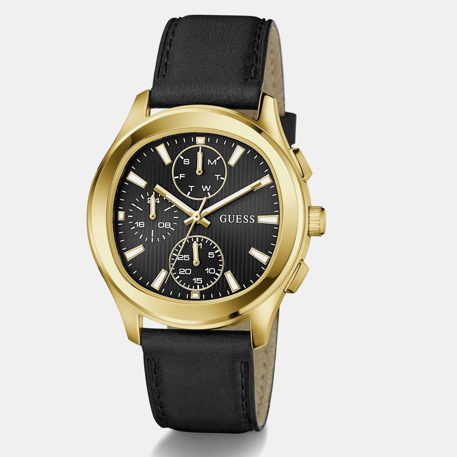 Gd Palmer Men Quartz Black Dial Analog Stainless Steel GW1049G2 - Guess watch - Image 3