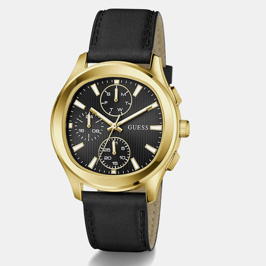 Gd Palmer Men Quartz Black Dial Analog Stainless Steel GW1049G2