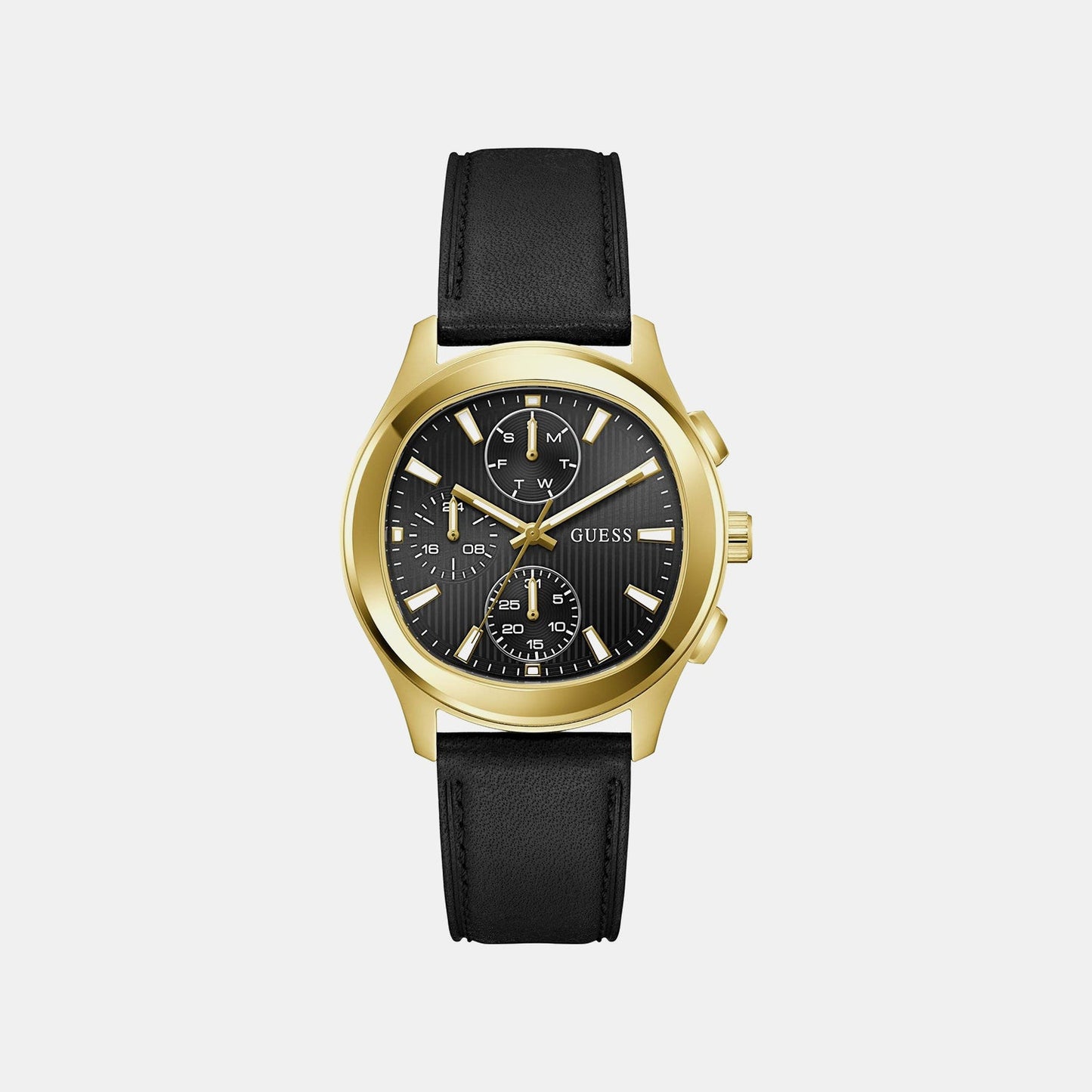 Gd Palmer Men Quartz Black Dial Analog Stainless Steel GW1049G2