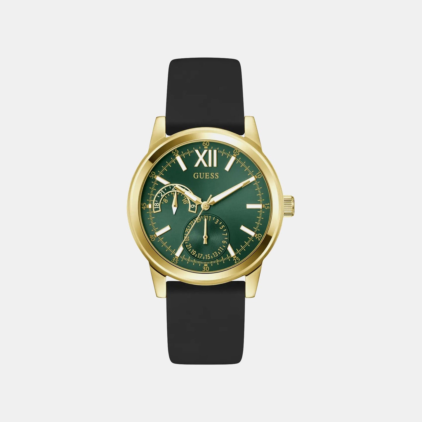 Gd Emerson Men Quartz Green Dial Analog Stainless Steel GW1056G2