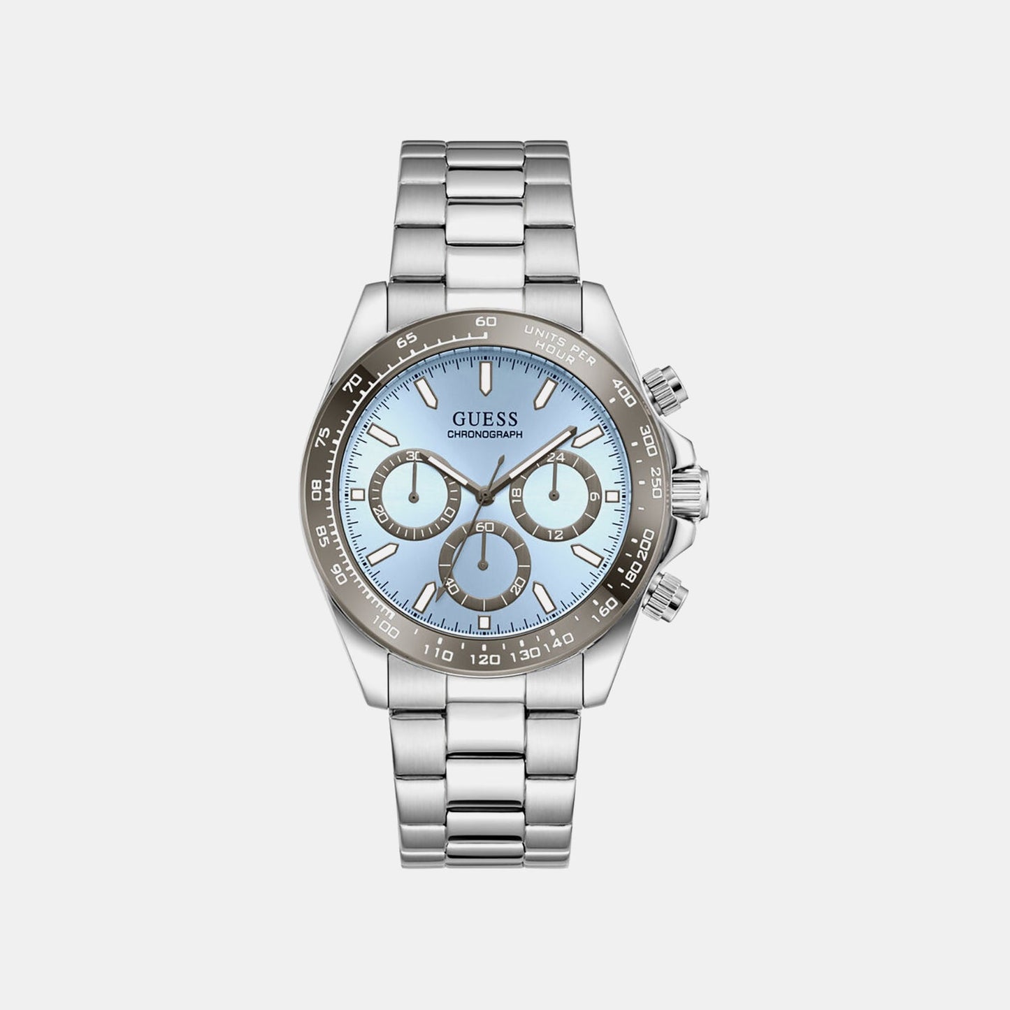 Gs Arthur Men Quartz Blue Dial Analog Stainless Steel GW1058G1 - Guess watch