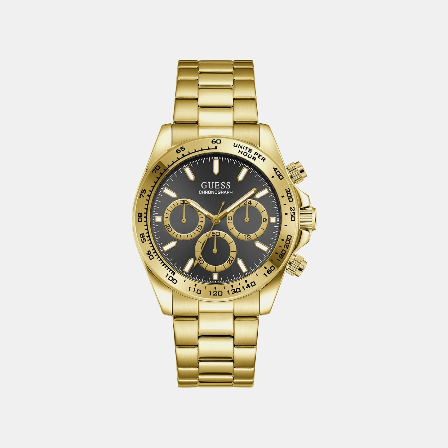 Gs Arthur Men Quartz Black Dial Analog Stainless Steel GW1058G2