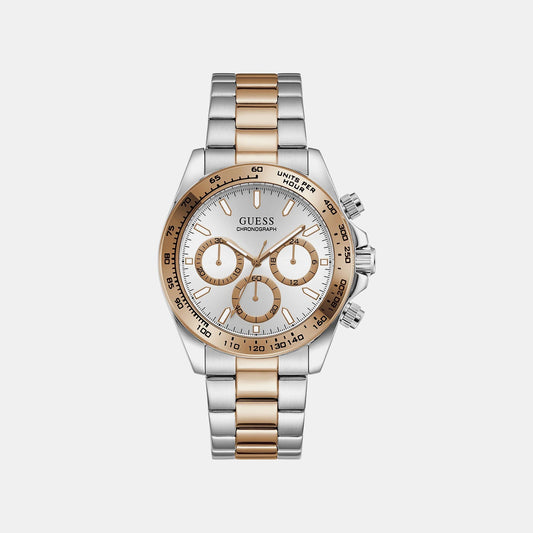 Gs Arthur Men Quartz Silver Dial Analog Stainless Steel GW1058G6