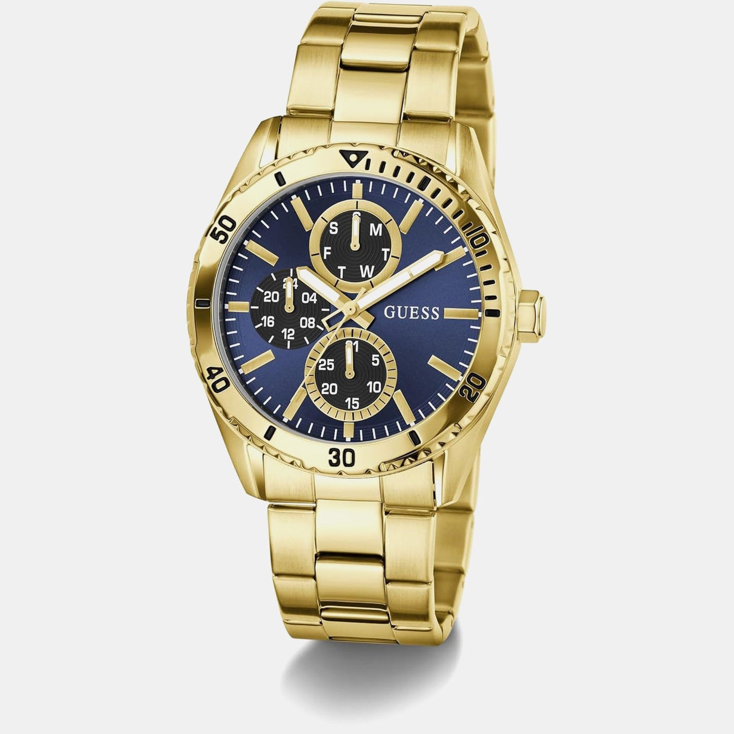 Gs Velocity Men Quartz Blue Dial Analog Stainless Steel GW1061G2