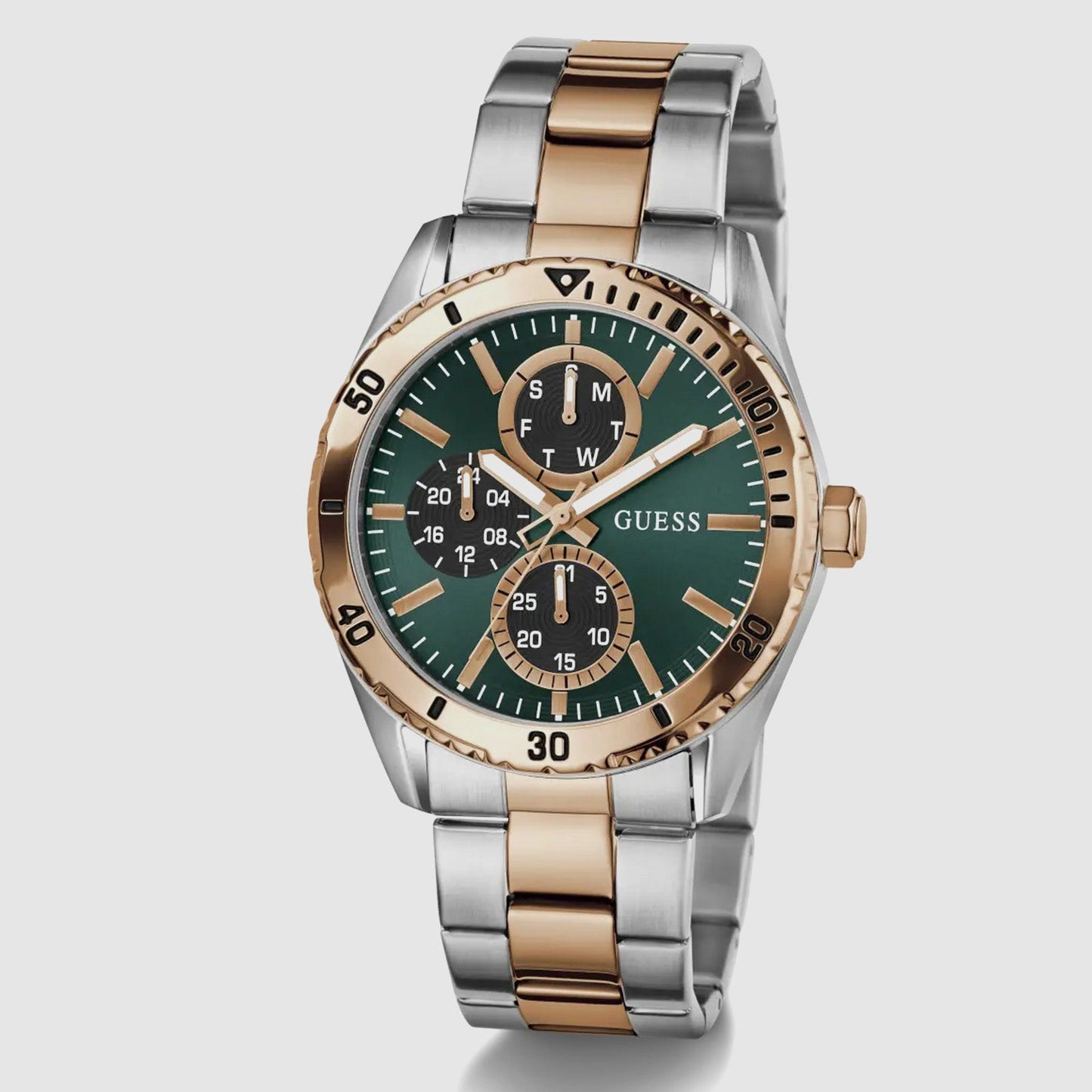 Gs Velocity Men Quartz Green Dial Analog Stainless Steel GW1061G6 - Guess watch - Image 2