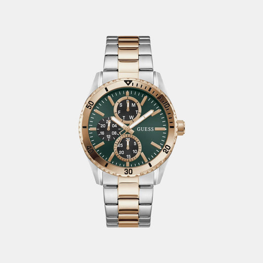 Gs Velocity Men Quartz Green Dial Analog Stainless Steel GW1061G6