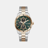 Gs Velocity Men Quartz Green Dial Analog Stainless Steel GW1061G6