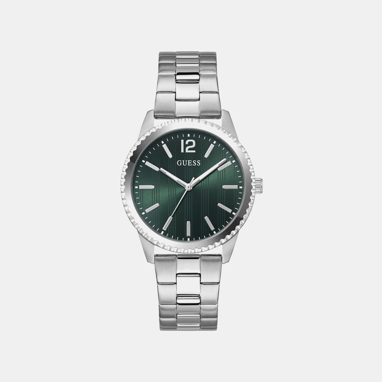 Gs Chip Men Quartz Green Dial Analog Stainless Steel GW1062G1