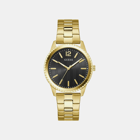 Gs Chip Men Quartz Black Dial Analog Stainless Steel GW1062G2