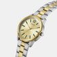 Gs Chip Men Quartz Champagne Dial Analog Stainless Steel GW1062G4 - Guess watch - Image 3