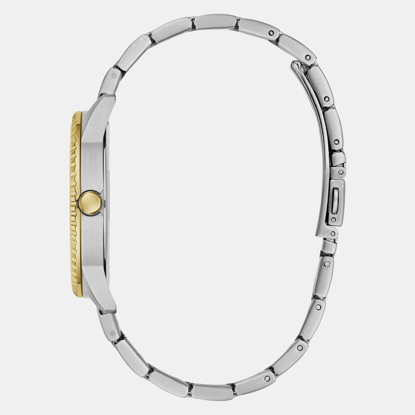Gs Chip Men Quartz Champagne Dial Analog Stainless Steel GW1062G4 - Guess watch - Image 4