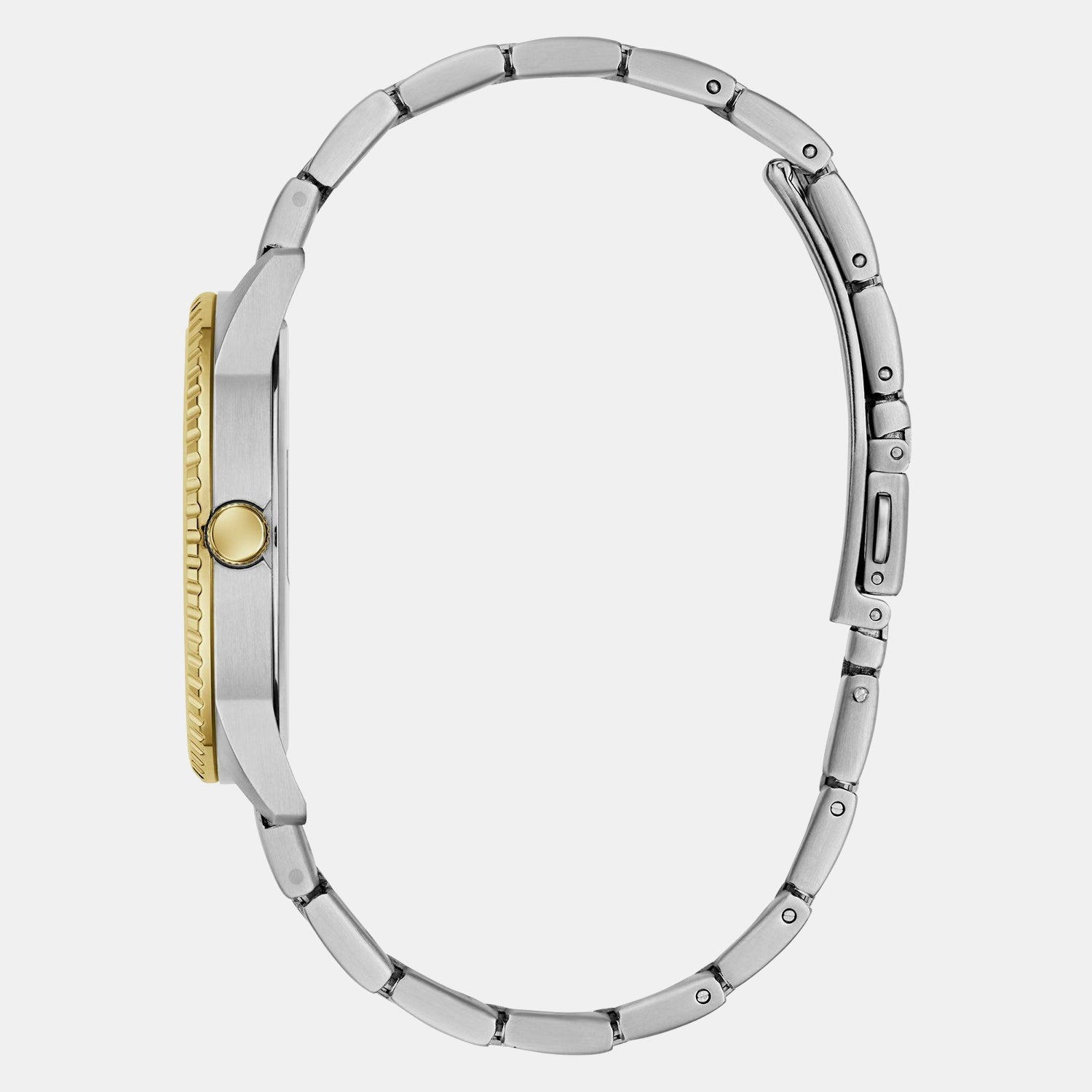 Gs Chip Men Quartz Champagne Dial Analog Stainless Steel GW1062G4 - Guess watch - Image 4