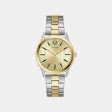 Gs Chip Men Quartz Champagne Dial Analog Stainless Steel GW1062G4