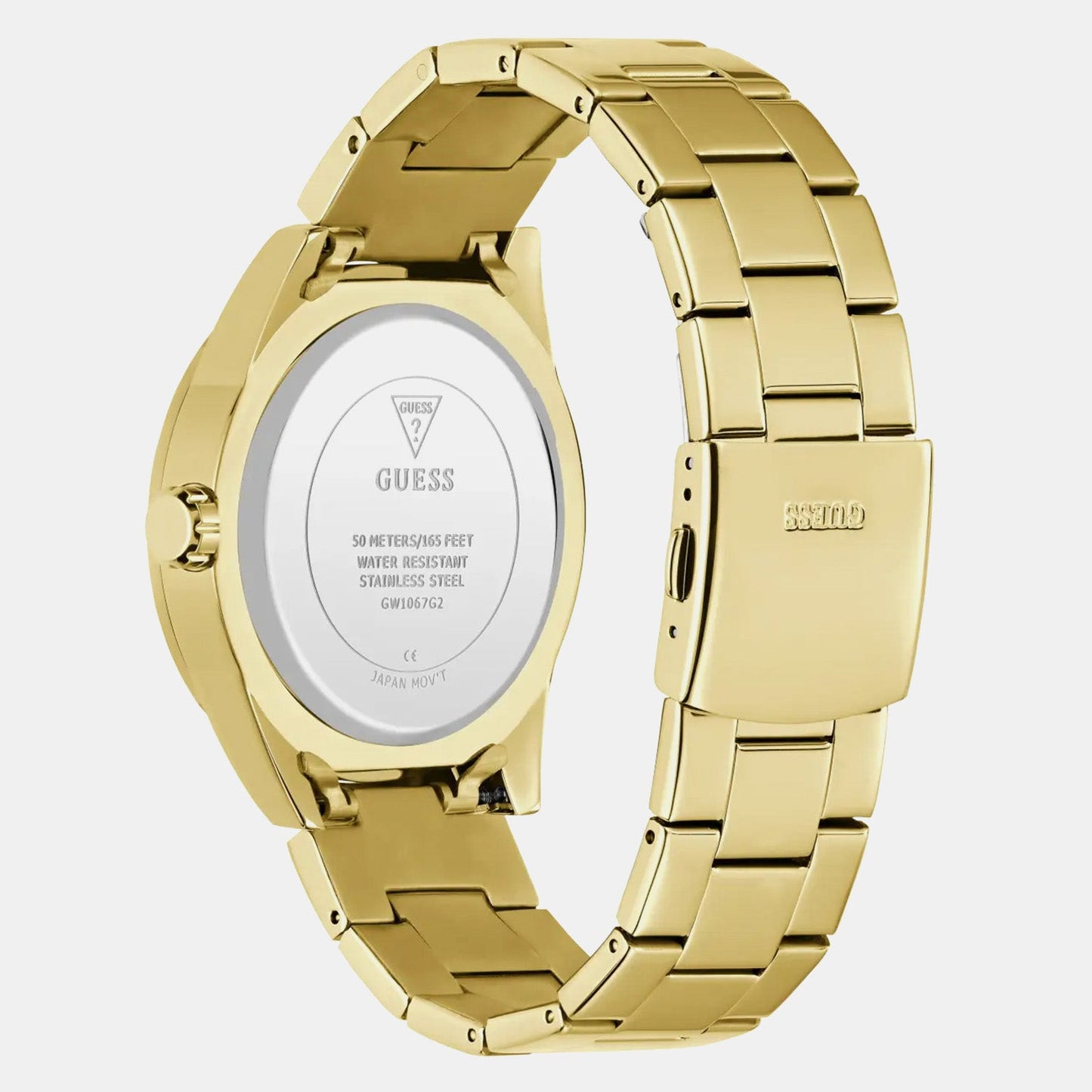 Gt Orion Men Quartz Champagne Dial Analog Stainless Steel GW1067G2 - Guess watch - Image 5