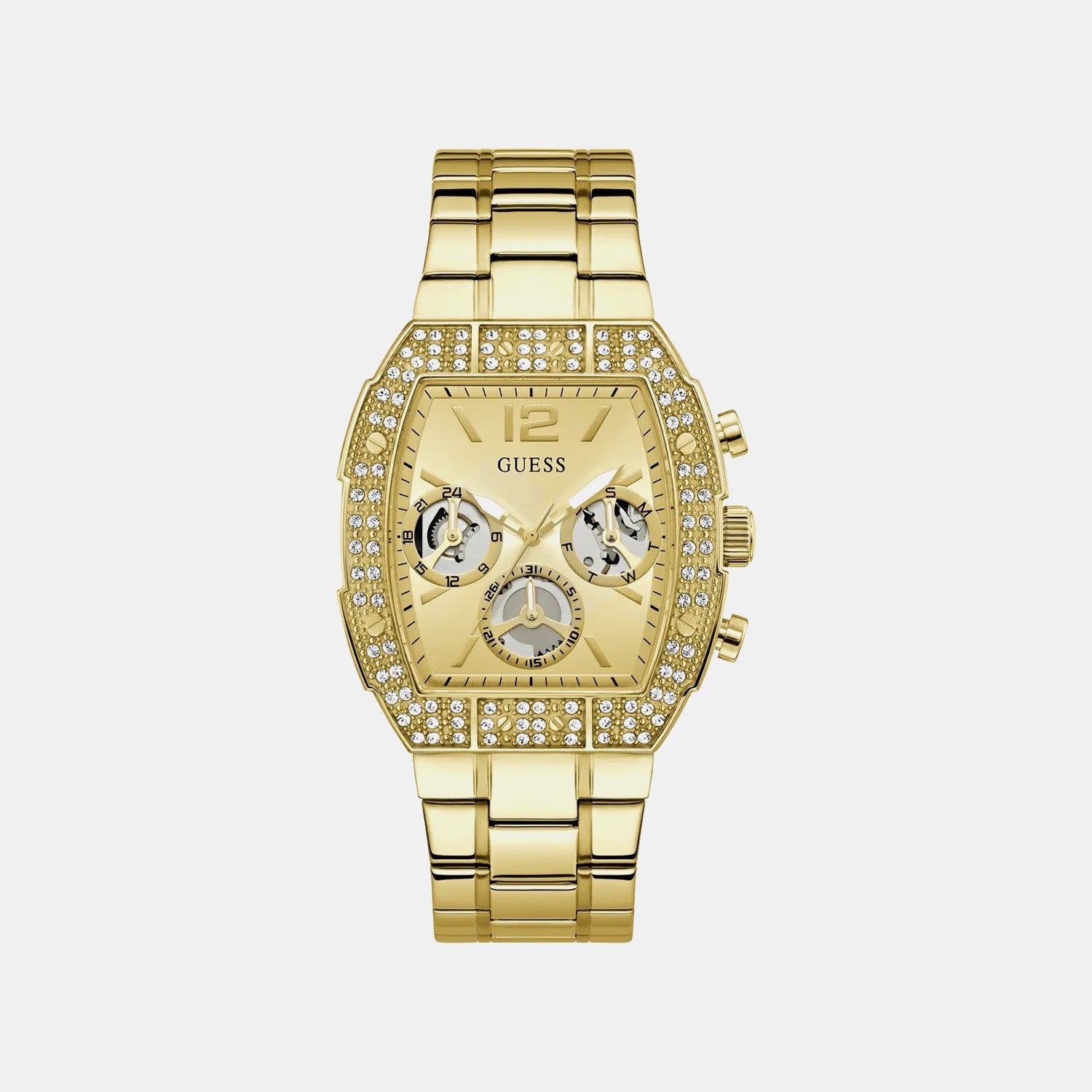 Gt Phoenix Quantum Men Quartz Champagne Dial Analog Stainless Steel GW1068G2 - Guess watch