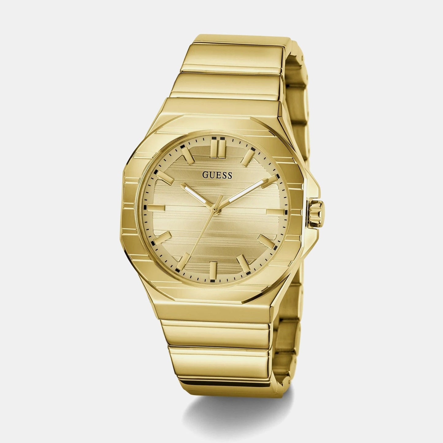 Gt Jaq Men Quartz Champagne Dial Analog Stainless Steel GW1070G2