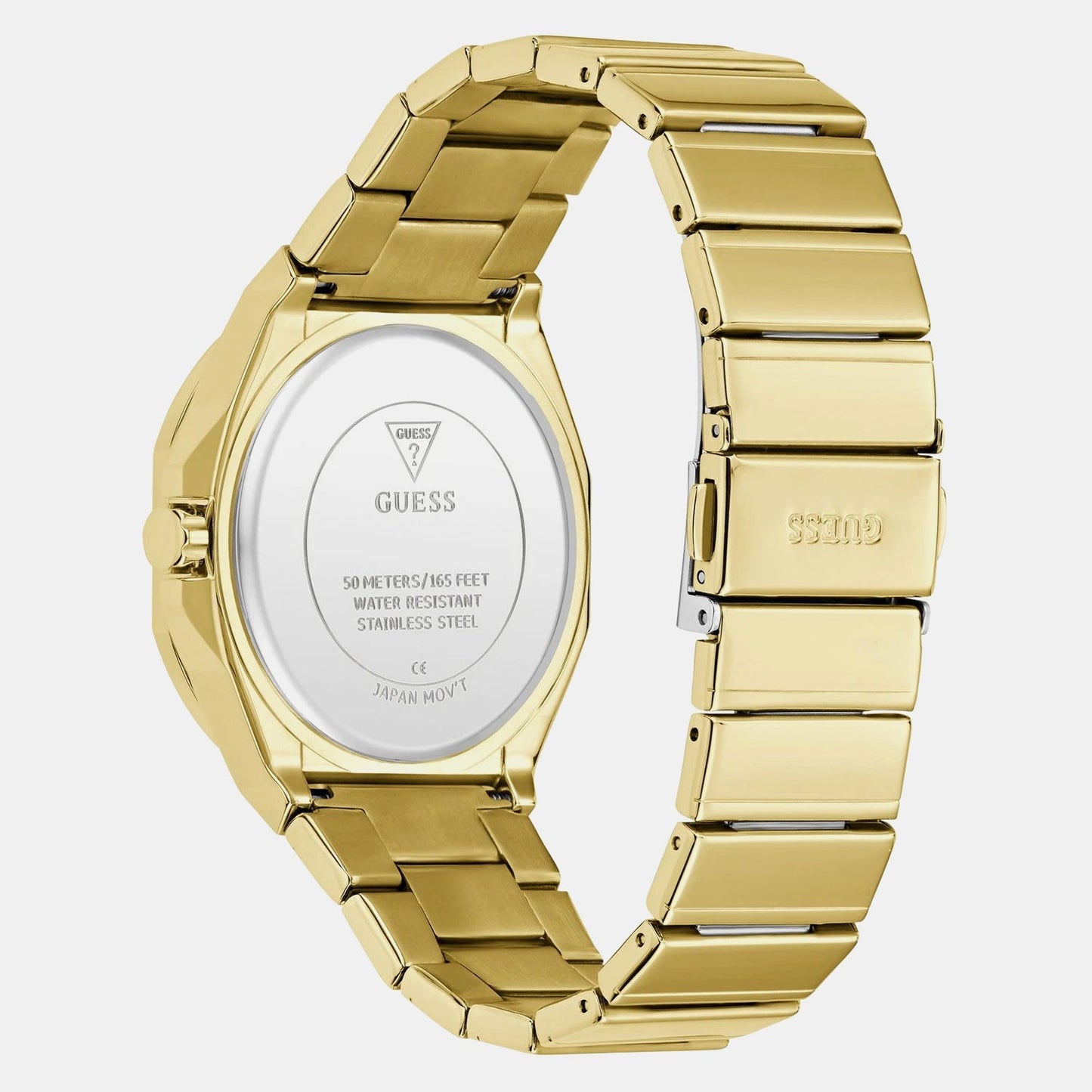 Gt Jaq Men Quartz Champagne Dial Analog Stainless Steel GW1070G2