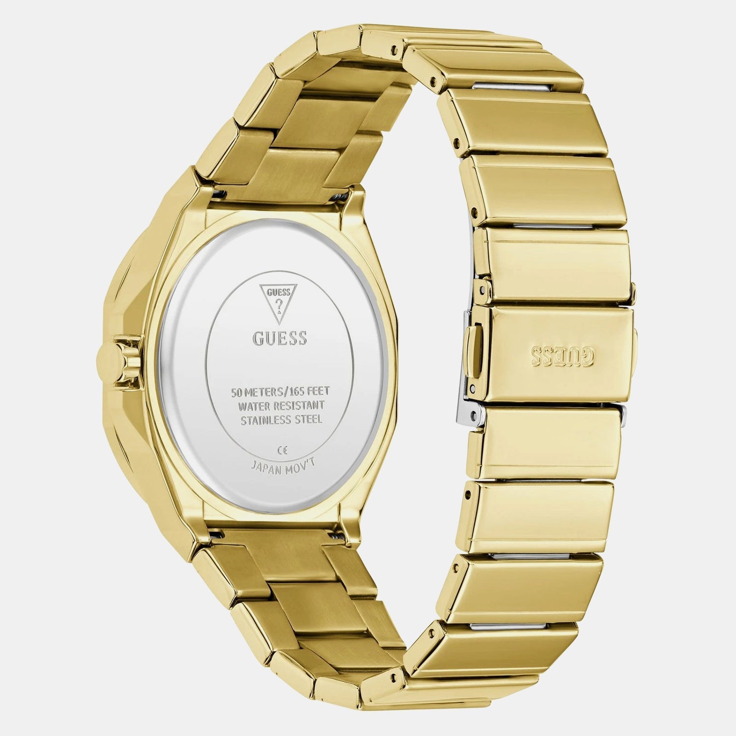 Gt Jaq Men Quartz Champagne Dial Analog Stainless Steel GW1070G2 - Guess watch - Image 5