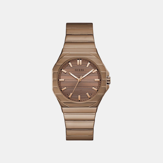 Gt Jaq Men Quartz Brown Dial Analog Stainless Steel GW1070G3