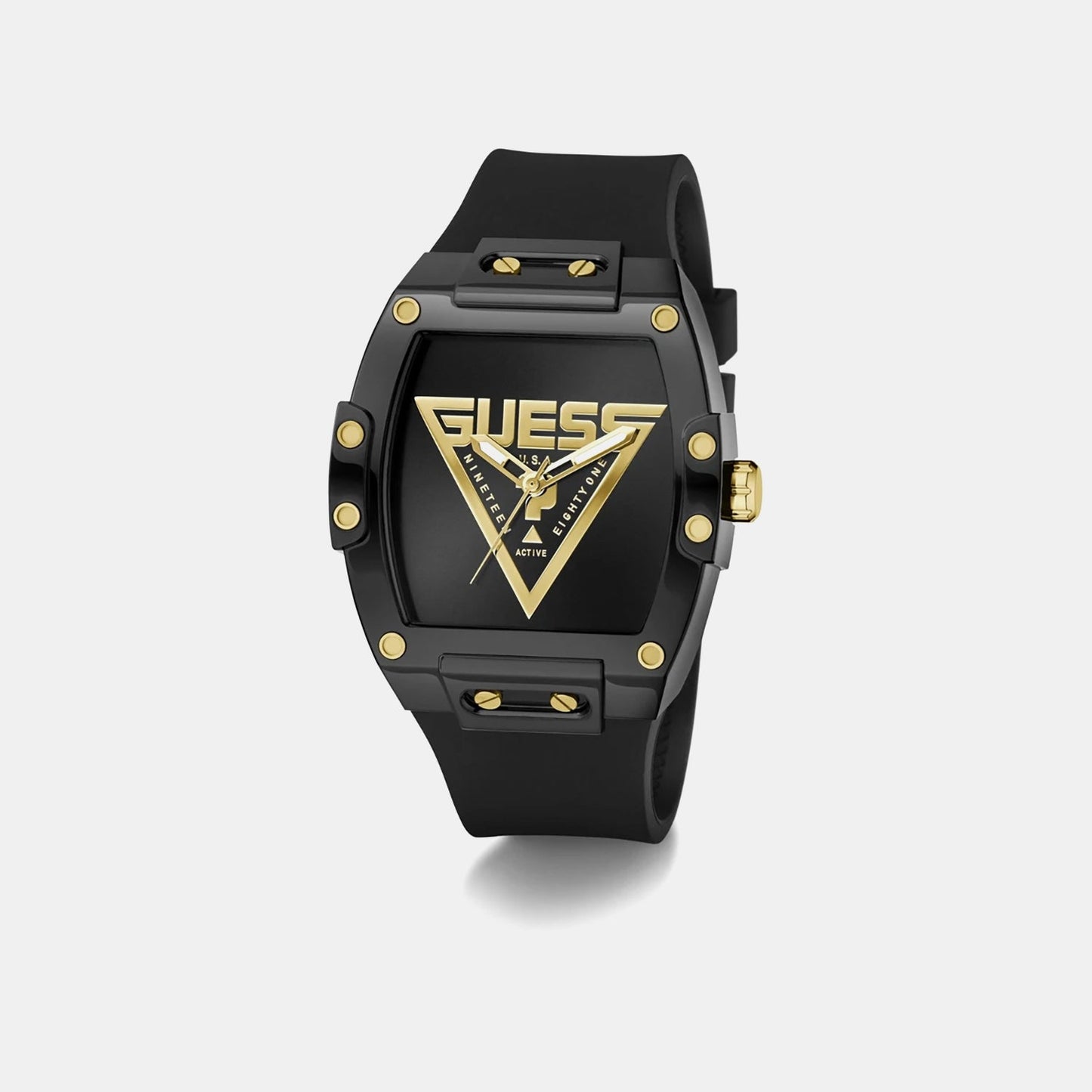 Gt Phoenix Men Quartz Black Dial Analog Stainless Steel GW1072G2